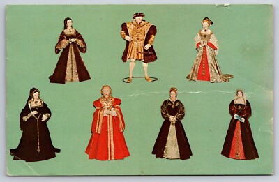 Henry VIII & Wives D. Heizer Museum of Arts & Sciences Morristown NJ Postcard