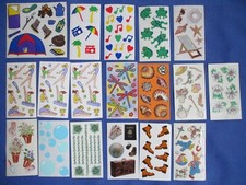  54 Vintage Frances Meyer Stickers Lot of 18 Sheets Scrapbook Cardmaking DIY