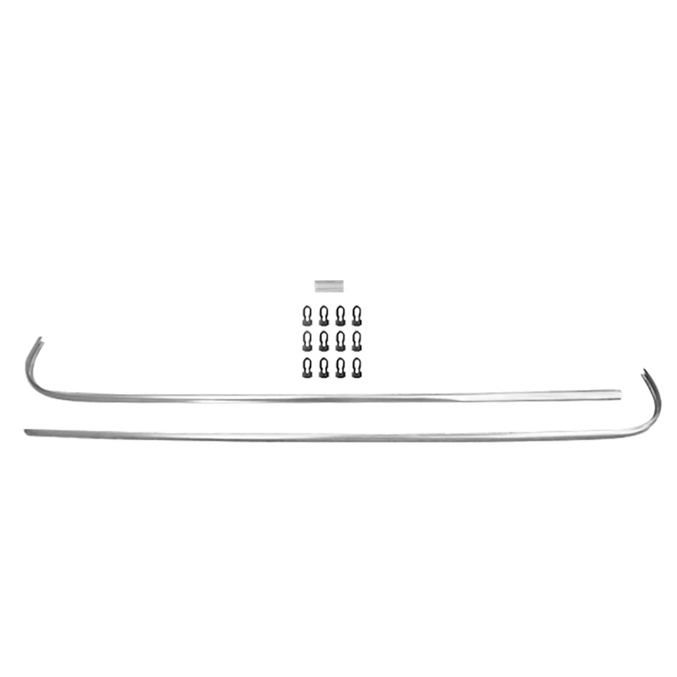 1967 ~ 1972 雪佛兰 PU 卡车驾驶室后装饰成型板窗下对右手 + LH — 第 2/2 张图片