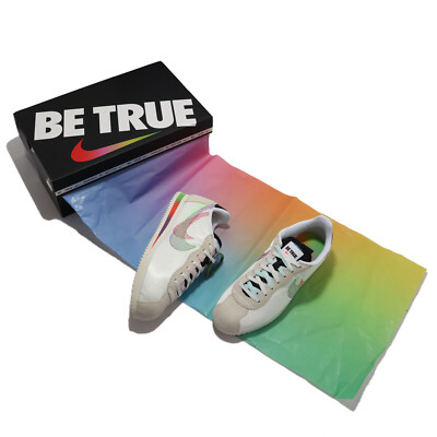 Nike Cortez Be True Size 12 Summit White Multicolor Sneakers