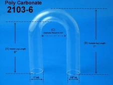 Aqua-Link ADP 1" U-Tube Siphon (BREAK RESISTANT) for Aquarium Overflow Box