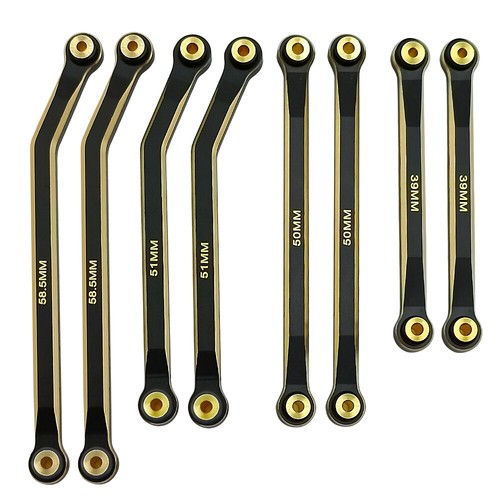 Brass Heightened Counterweight Chassis Links For Axial SCX24 1/24 RC Car - Picture 18 of 20