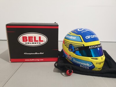 Bell Mini Helmet 1:2 Scale 4100308 Fernando Alonso 2024 Mini Line