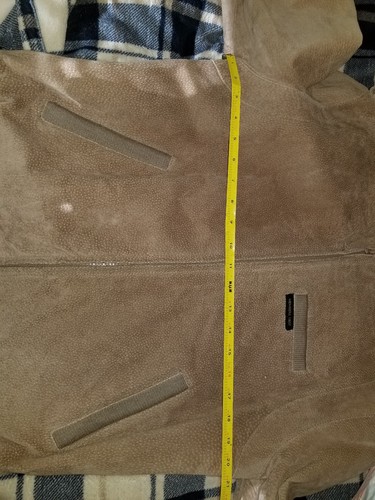 Vintage rare Genuine Leather Suede Members Only Jacket size 44 rainbow tag - Picture 10 of 11