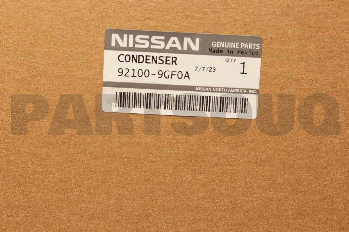 921009GF0A Genuine Nissan CONDENSER & LIQUID TANK ASSY 92100
