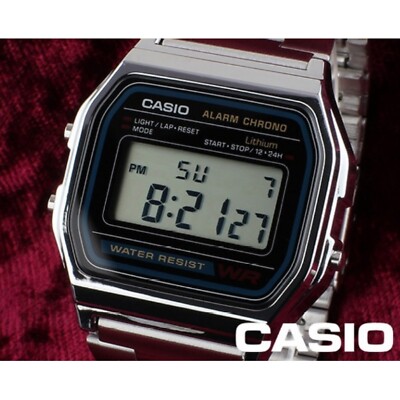 CASIO *] Watch Retro Vintage Series Digital Unisex ( A-158WA-1D