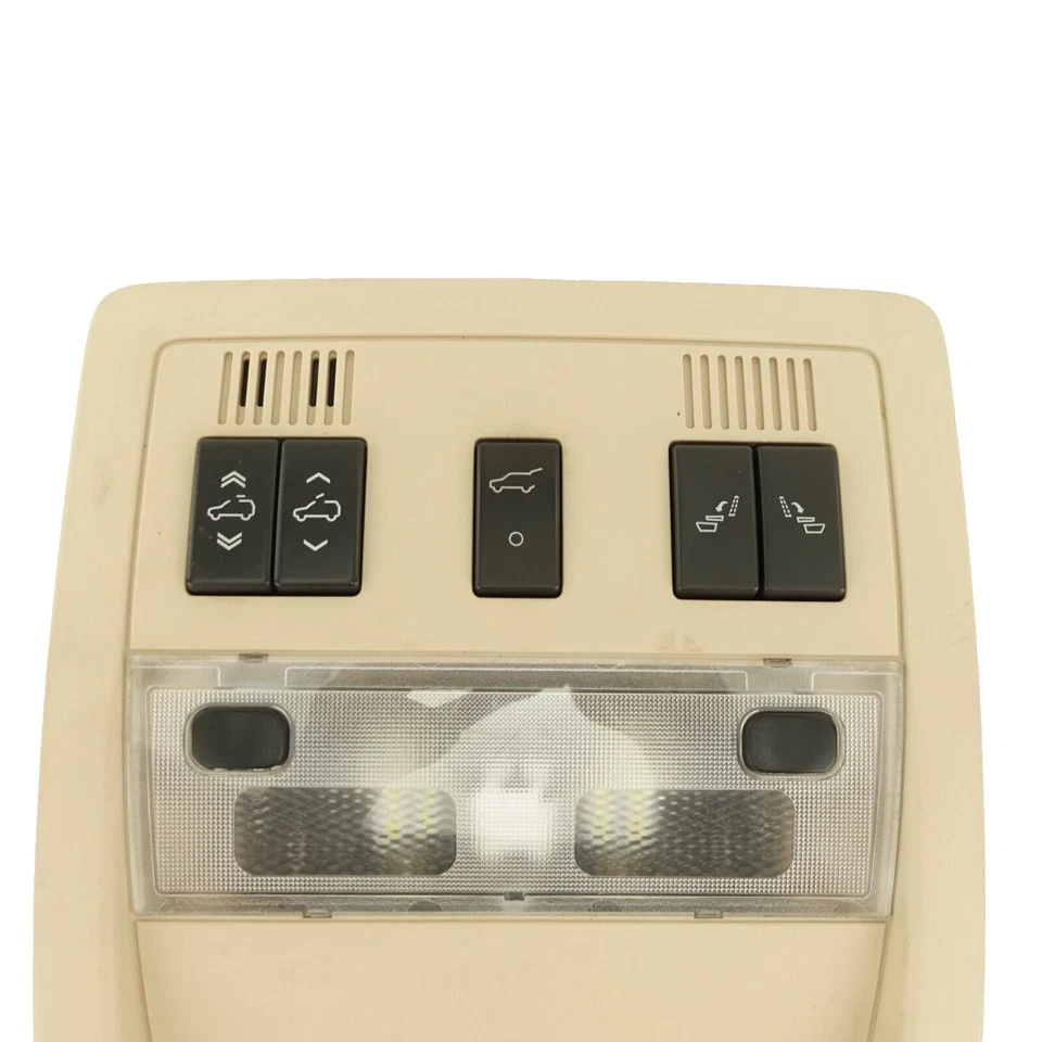 Cadillac Escalade 2007 2008 2009 2010 2011 consola superior domo mapa luz lámpara Foto 3 de 4