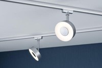 Paulmann Urail Schienensystem Led Spot Circle Chrom Matt, 1X5W 230V Metall