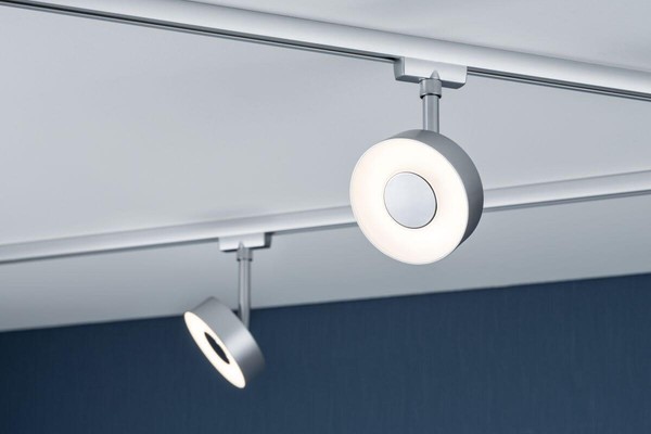 Paulmann Urail Schienensystem Led Spot Circle Chrom Matt, 1X5W 230V Metall-image