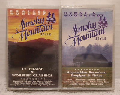 Smoky Mountain Style Praise Worship Hymns 1992 Wonder Workshop Cassette Lot of 2