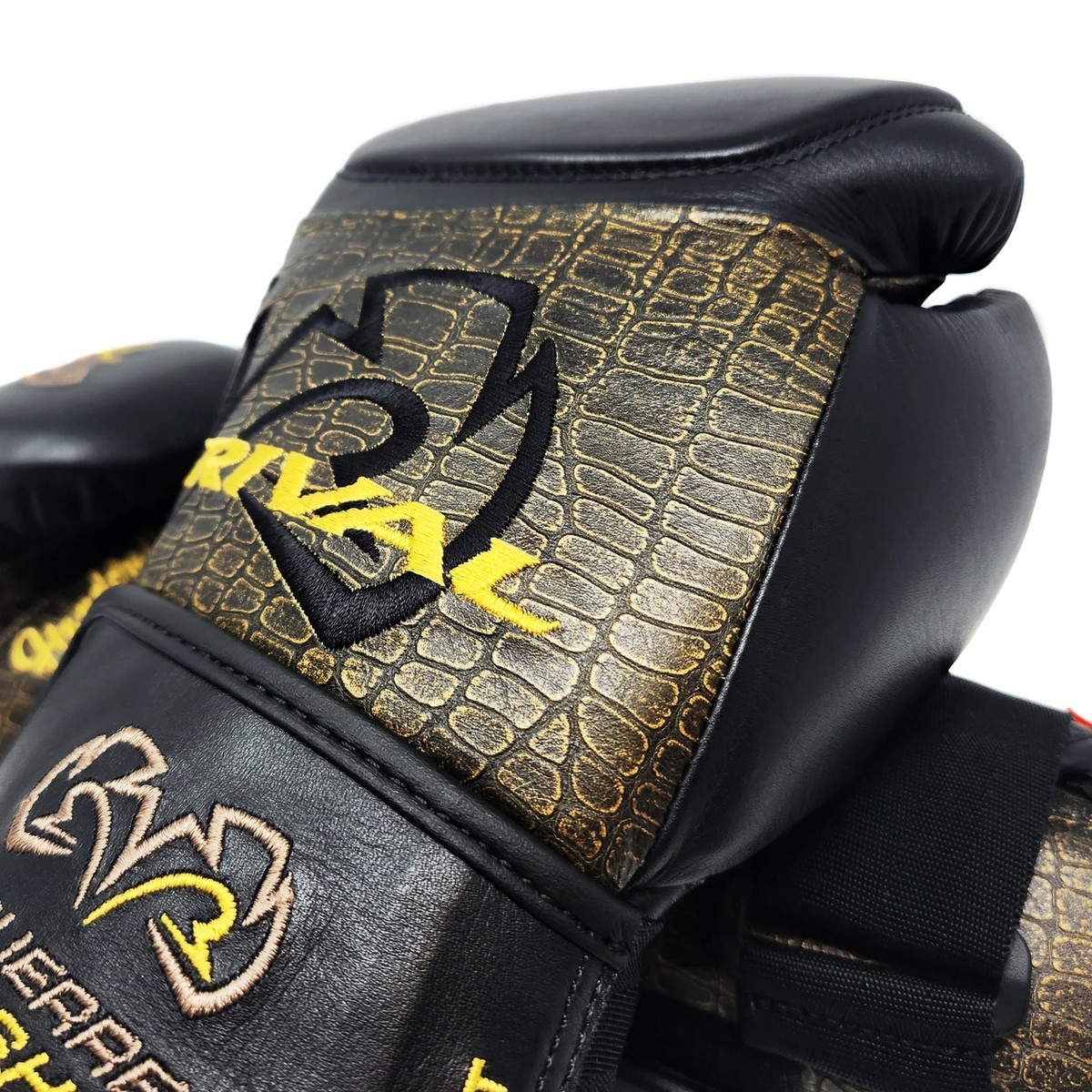 RIVAL Boxing RFX-Guerrero Intelli-Shock Bag Gloves, Croc Skin