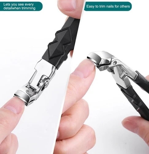 Nagelknipser für Senioren dicke Nägel, großer, abgewinkelter Kopf ergonomisch - Bild 8 von 11
