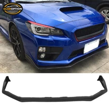 Fits 15-21 Subaru WRX STI S207 Style Front Bumper Lip Spoiler PU
