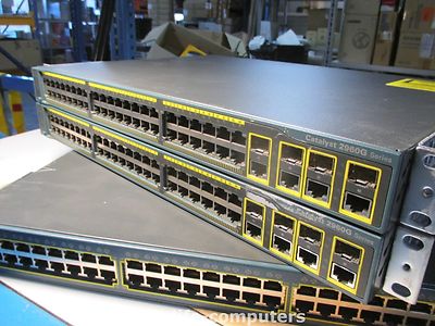 Cisco WS-C2960G-48TC-L 48 Port 10/100/1000 Gigabit Managed Switch Catalyst 2960G