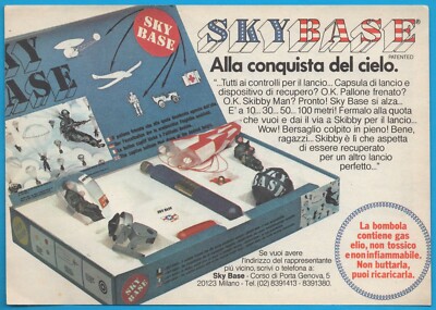 SKY BASE: Parachute Year 1978 Advertising Advertising Werbung Clipping MA1458