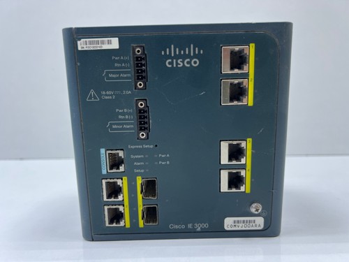 Original Cisco IE-3000-4TC Commutateur Ethernet industriel 4 ports 10/100/1000 Mbps - Photo 2/8