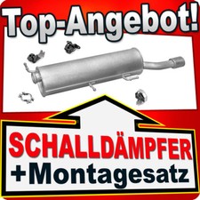 Endschalldämpfer für PEUGEOT 307 CC 2.0 16V 136PS 10.2003-06.2005 Auspuff