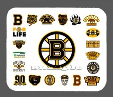 Boston Bruins Art Logo Mouse Pad Item 363