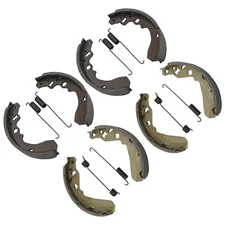 Caltric Rear And Front Brake Shoes For Kawasaki Mule 550 KAF300C 1997-2004 2007