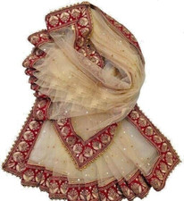 Indian Pakistani Bridal Gold Dupatta Chundri Chuni Bridal Odhni Bridal Dupatta