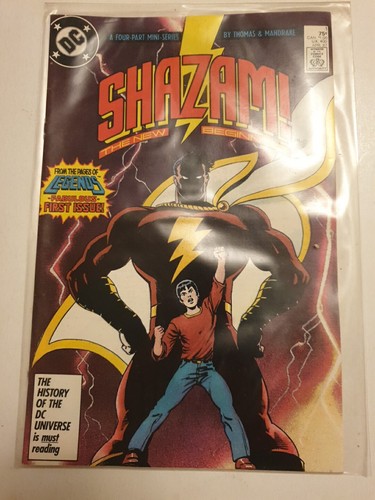 Shazam No. #1-4 1987 komplette seltene Mini-Serie sammeln DC Comics sehr guter Zustand + 1. Ausgaben - Bild 3 von 10