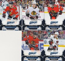 BRANDON HAGEL +9 OTHER BLACKHAWKS PLAYERS-'20-21 UPPER DECK MVP 10 CARD TEAM SET