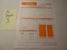 Gilliam Asperger's Disorder Scale GADS Summary/Response Booklet as Shown