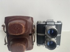 SERVICED  TESTED - CAMERA KW PRAKTICA FX2 WITH MEYER OPTIK PRIMOPLAN 1.9/58 V