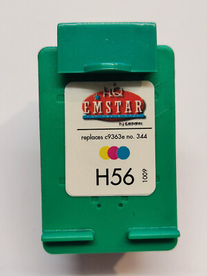 1x EMSTAR H56 Color Ink Printhead Refill Compatible with HP NR 344 Replaces c9363e