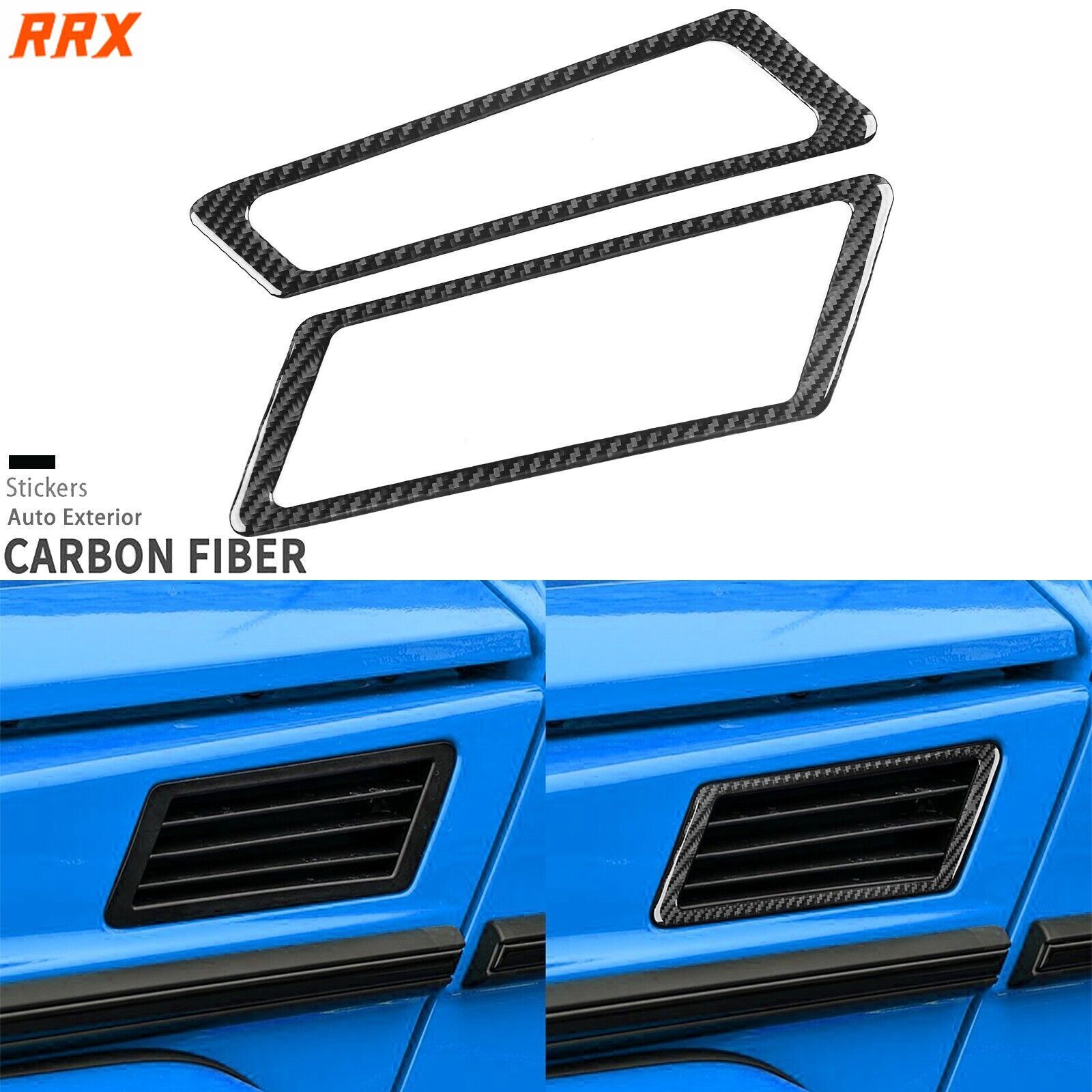 Real Carbon Fiber Front Hood Side Air Vent Cover For Benz G-Class G63 W463 04-18