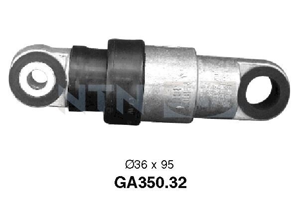 SNR GA350.32 Tensioner Pulley, V-ribbed belt for BMW