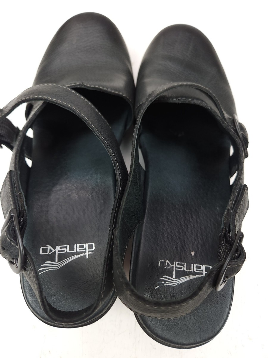 Dansko Vinnie Slingback Clog Black Comfort Women display picture 1
