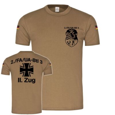 BW Tropen 2 FA-UA Btl 3 II Zug Unteroffizieranwärterbataillon Tropenshirt #20390