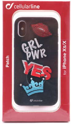 Cellularline Patch Apple iPhone X Xs 3D Motiv Schutz Hülle Handy Back Cover 640