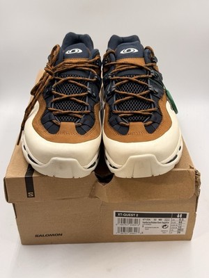 SALOMON XT-Quest 2 Advanced Vanilla Ice/Rubber/Dark Sappire L471334 Men's US 10