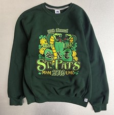 UNIVERSITY OF ROLLA MSM 2019 ST PATS DAY ST PATRICKS DAY SWEATSHIRT SZ M