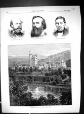 Old 1872 Balmoral Castle River Dee Royal Family John Peel Henry Tidey Victorian