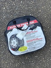 1547 Alpine Premier Diamond Pattern Snow Tire Chains Used 1547 Alpine Premier Diamond Pattern Snow Tire Chains Used