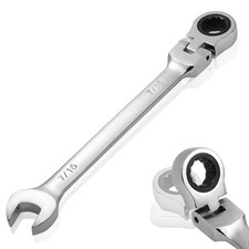 Kyuionty 716 Inch Ratchet Wrench Imperial Flex Head Inch Silver Kyuionty 716 Inch Ratchet Wrench Imperial Flex Head Inch Silver