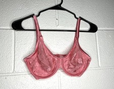 Vintage Maidenform Pink Lace Underwire Bra