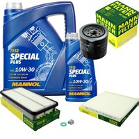 Mann Inspektionspaket 6L Mannol Special Plus 10W-30 FüR Toyota Previa 2.0 D-4D