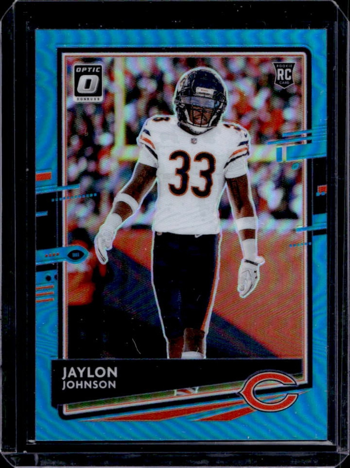 Jaylon Johnson Panini Donruss Optic #123 Aqua