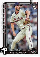 Michael Mercado - 2025 Topps - #582 - Phillies (RC)