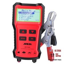 BST100 Car Battery Tester 12V, 100-2000 CCA Load Tester Digital Automotive
