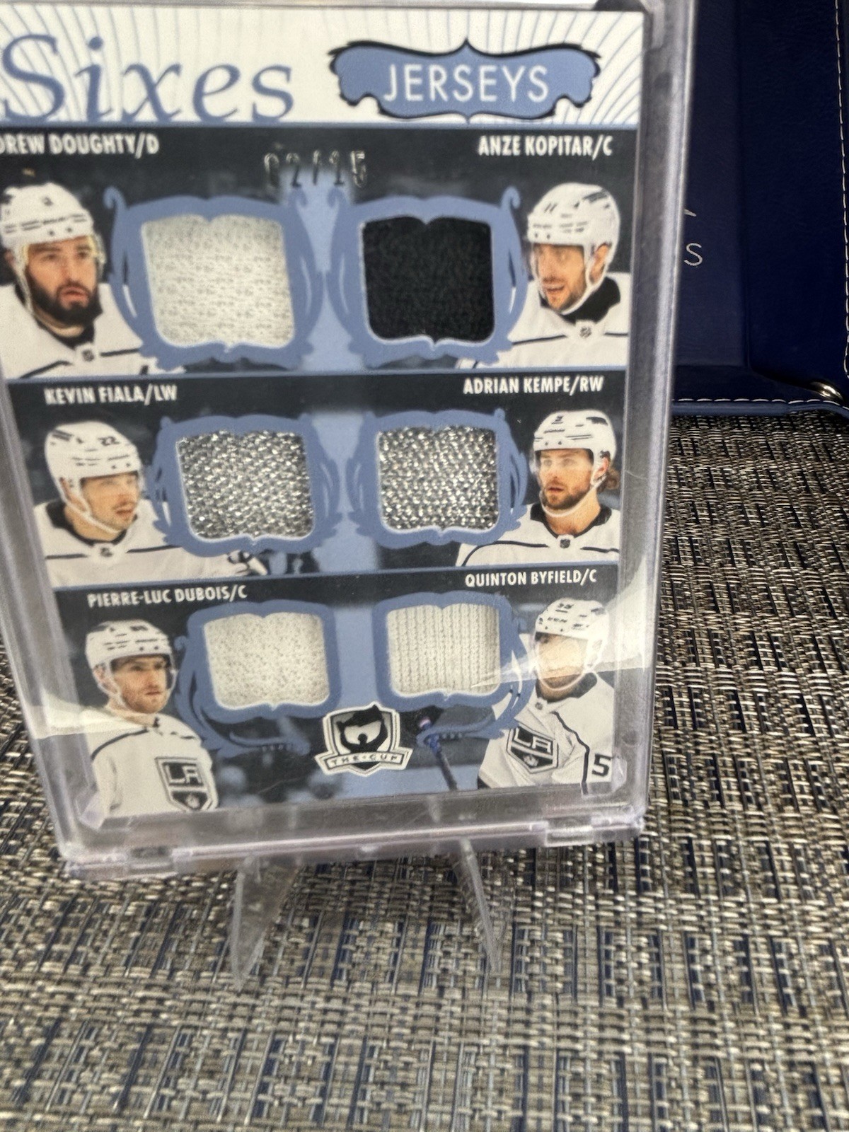 23-24 THE CUP  Sixes KOPITAR/DOUGHTY/Dubois/KEMPE/FIALA/BYFIELD /15