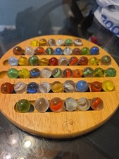 Vintage Cat Eye Marbles Lot of 50 Marbles Collection Tray Not Included See Pics