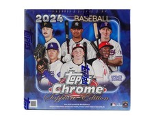 2024 TOPPS CHROME UPDATE SERIES SAPPHIRE EDITION BASEBALL BOX