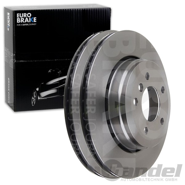 2X Eurobrake Bremsscheiben 320Mm BelÜFtet Hinten Passend FÜR Bmw 5 6 |-image