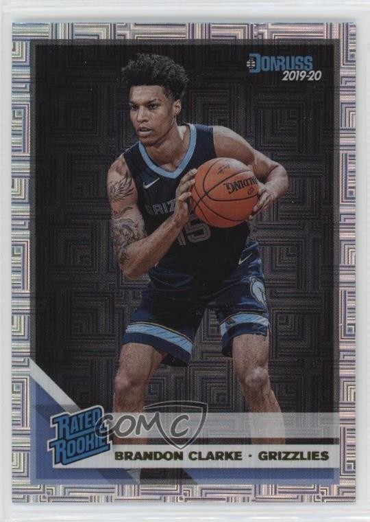 2019-20 Panini Donruss Rated Rookie Infinite Brandon Clarke #220 gp1