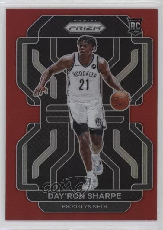 2021-22 Panini Prizm Red Prizm 116/299 Day'Ron Sharpe #281 13hf